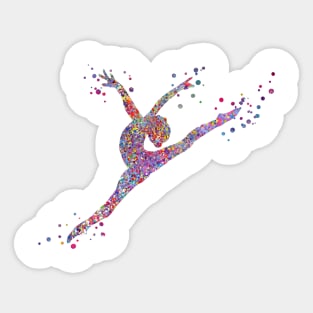 Gymnastics girl Sticker